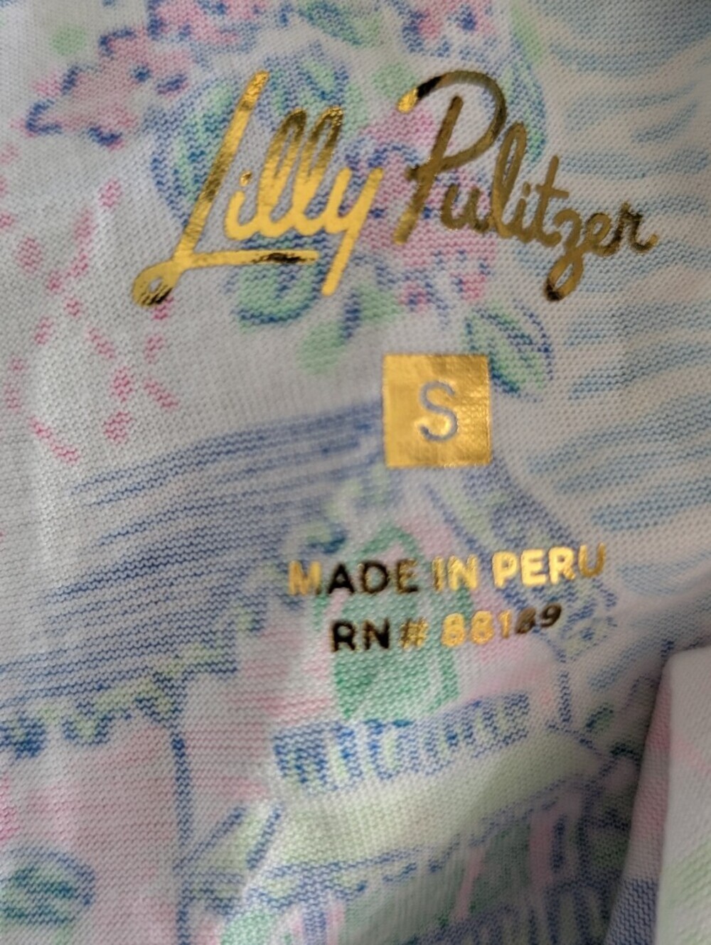 Lilly Pulitzer Pastel Floral *Marthas Vineyard Print Dress *S *nwot - Picture 3 of 3